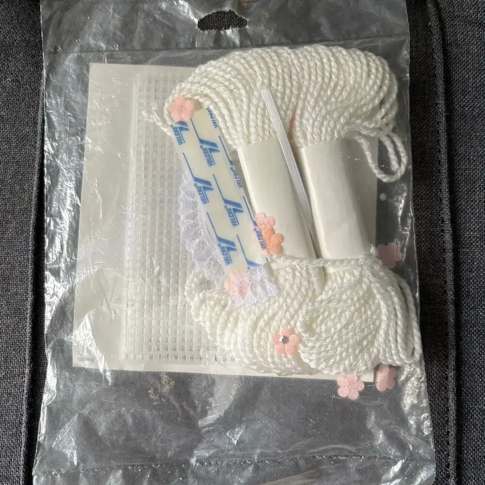 Nighty Night Dress-Up Molly Vintage Needlepoint Doll Kit by Quick Count - 1990s